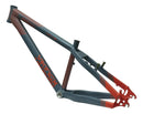 Quadro 26 Vikingx Tuff Freeride Cores Alumínio Bicicleta Cor Azul Petróleo X35 Tamanho Del Quadro S