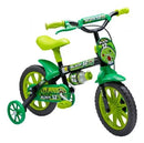 Bicicleta Infantil Nathor Aro 12 Menino Black De 2 A 5 Anos Cor Preto/Verde