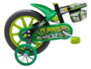 Bicicleta Infantil Nathor Aro 12 Menino Black De 2 A 5 Anos Cor Preto/Verde
