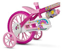 Bicicleta Infantil Menina Aro 12 Nathor Flower Rosa 2 4 Anos