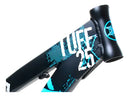 Quadro Vikingx Tuff X-25 Aro 26 Aluminio Dirt Jump Bike Cor Preto/Azul