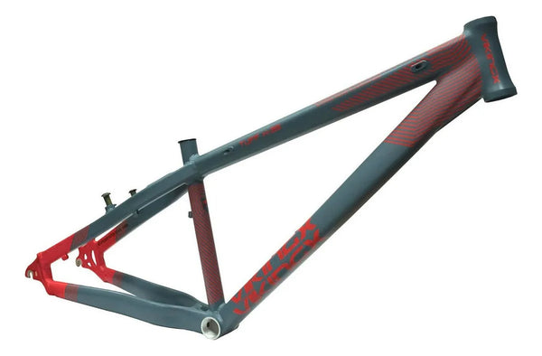 Quadro 26 Vikingx Tuff Freeride Cores Alumínio Bicicleta Cor Azul Petróleo X35 Tamanho Del Quadro S