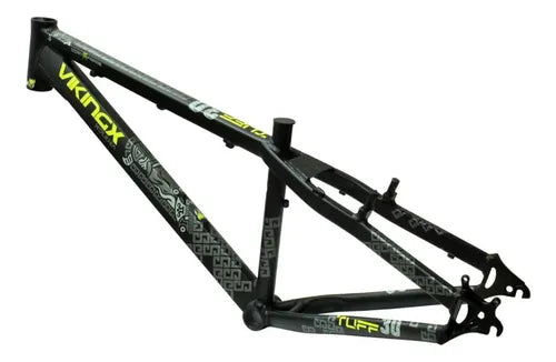 Quadro Vikingx Dirt Jump Tuff X-30 Alumínio - Preto