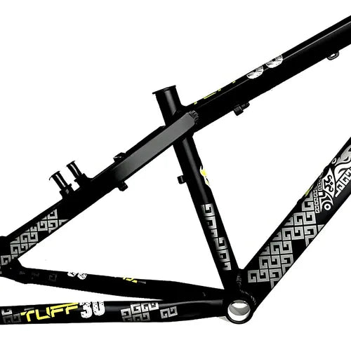 Quadro Vikingx Dirt Jump Tuff X-30 Alumínio - Preto