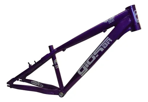 Quadro 26 Gios 4trix Tam. 14 Wheeling / Grau Diversas Cores Cor Roxo/branco