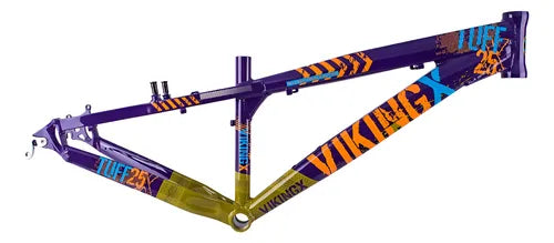 Quadro 26 Vikingx Tuff 25 Reforçado P/ Manobras Mtb Wheeling