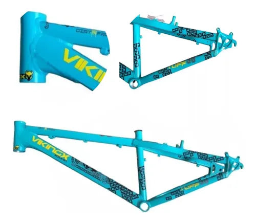 Quadro 26 Viking-x Dirt Tuff X-30 Cor Azul-claro